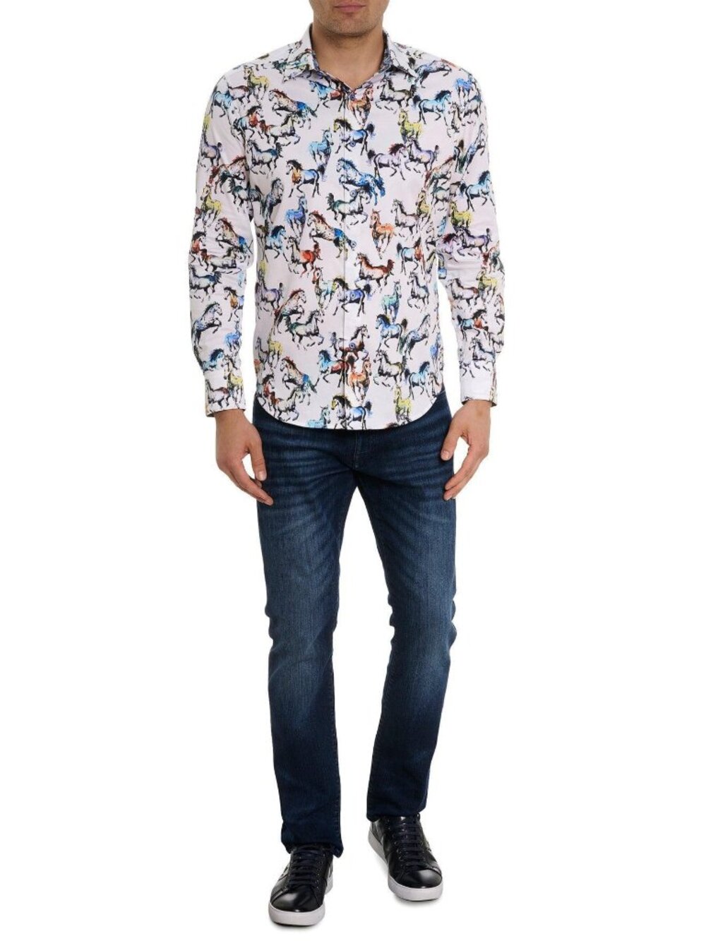 ROBERT GRAHAM Year of Horse THOROUGHBRED LONG SLEEVE BUTTON SHIRT BIG 2XL NWT - Picture 9 of 10